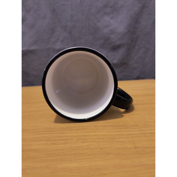 Hungry Jack Microwaveable Syrup Ceramic Red Black Tea Coffee Mug Cup Vintage 8oz - Picture 6 of 7